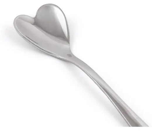 Set di cucchiaini da dessert argentato in acciaio inox 12 pz – Kosova