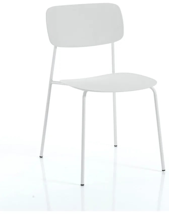 Sedie da pranzo bianche in un set di 2 Primary - Tomasucci