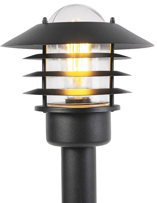 Lampada da esterno moderna nera 100 cm IP44 - Prato