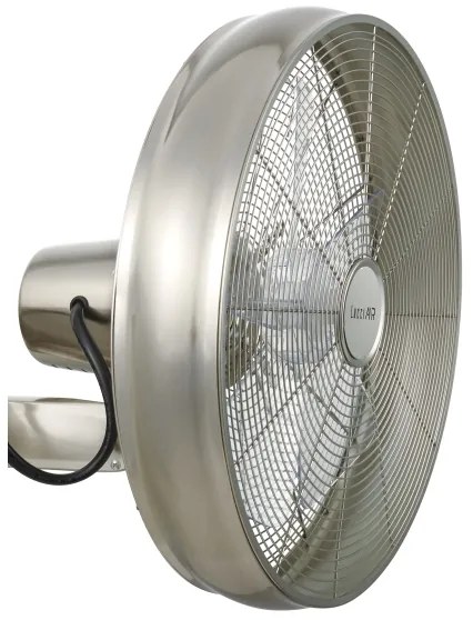 Lucci air 213126 - Ventilatore da parete BREEZE 55W/230V cromo opaco + tc