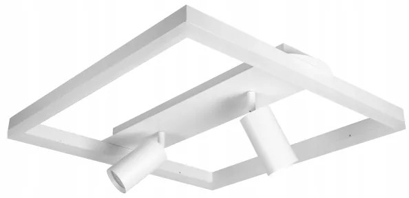 Plafoniera LED/38W/230V + 2xGU10/30W bianca