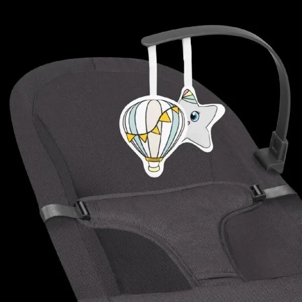 Lionelo - Altalena per bambini JUNE antracite