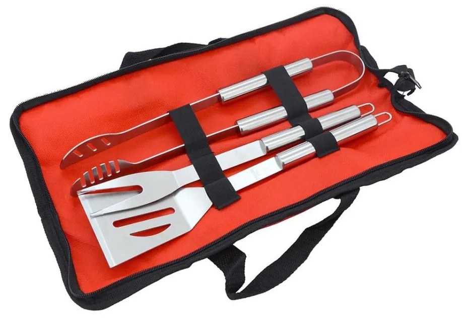 Utensili per grigliare in acciaio inox 3 pz