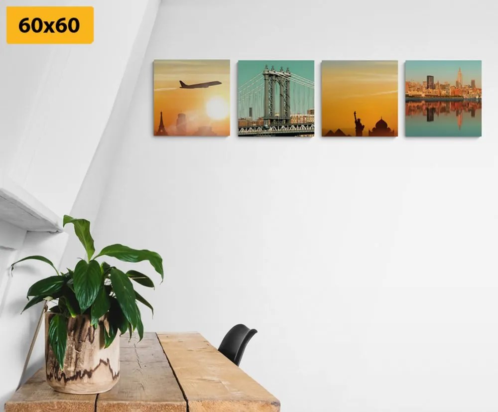 Set di quadri – Viaggio a New York