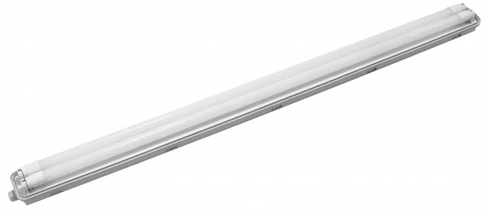 Plafoniera IP65 per 2 tubi LED 120cm - (Unilaterale) - Serie Professional Plafoniera per 2 tubi LED da 120cm
