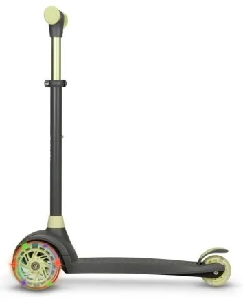 Lionelo - Monopattino per bambini JESSY 3xAA grigio/verde