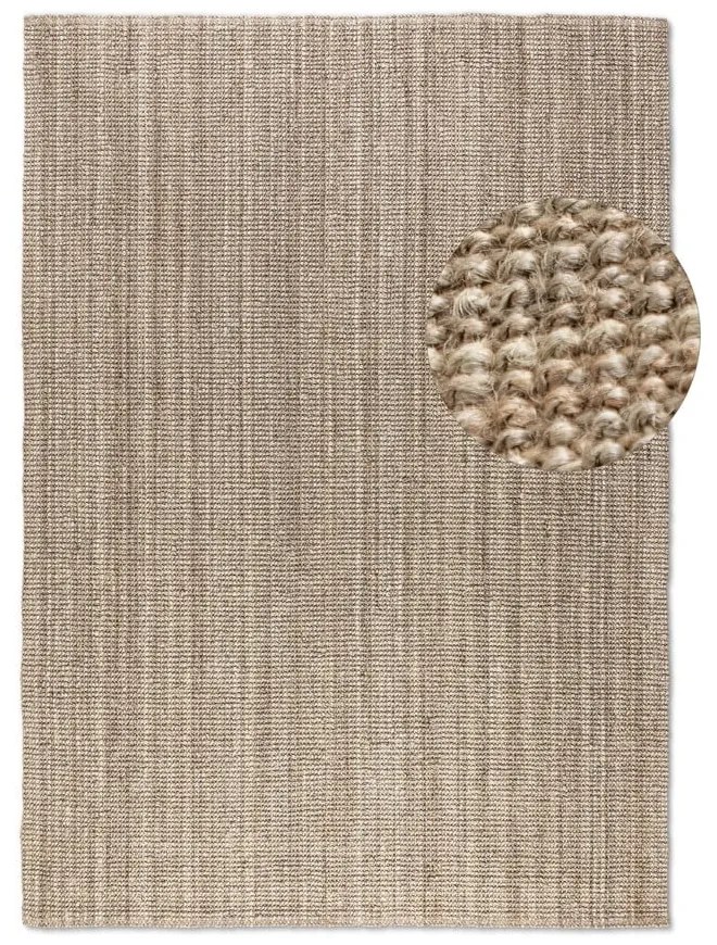 Tappeto beige in iuta 190x280 cm Bouclé – Hanse Home