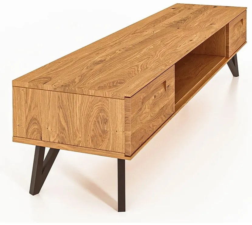 Tavolo TV in rovere 182x42 cm Golo - The Beds