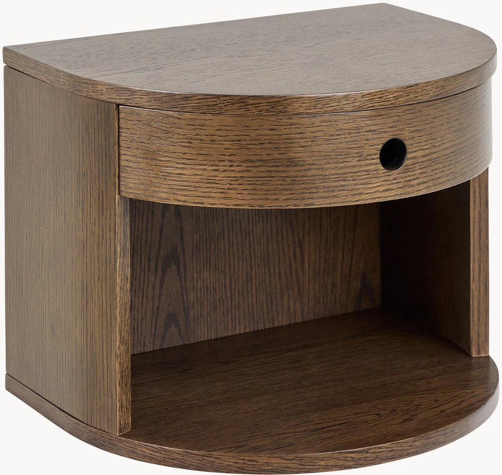 Comodino da parete in legno Paron