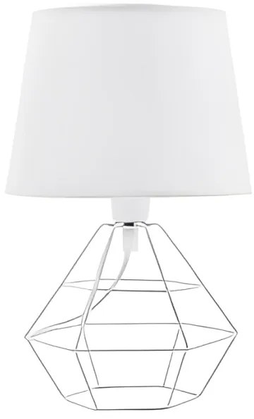 Paralume di ricambio per lampada da tavolo DIAMOND E27 17x20 cm bianco