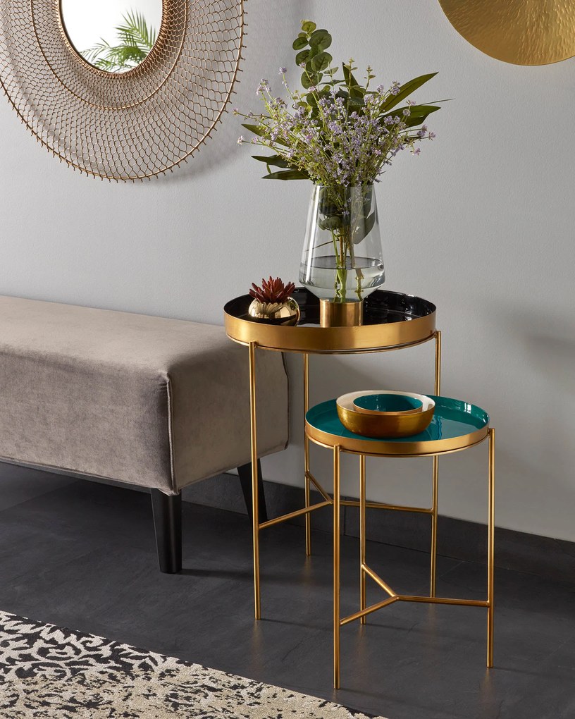Kave Home - Panca Dyla velluto grigio 111 cm