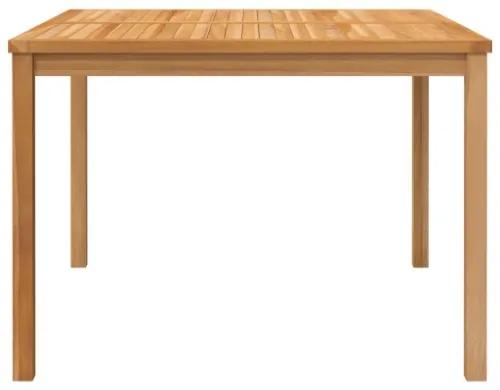 Tavolo da Pranzo per Giardino 110x110x77 cm in Massello di Teak
