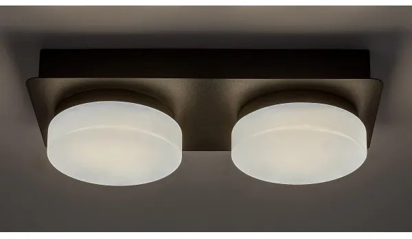 Rabalux 75002 - Lampada LED da soffitto bagno ATTICHUS 2x5,5W IP44