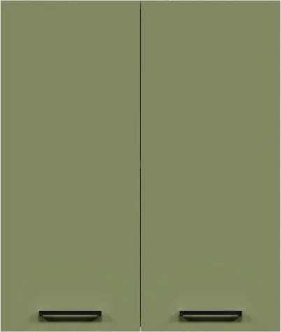 Pensile bagno Move verde COLAVENE, 2 ante P 24 x L 60 x H 70 cm