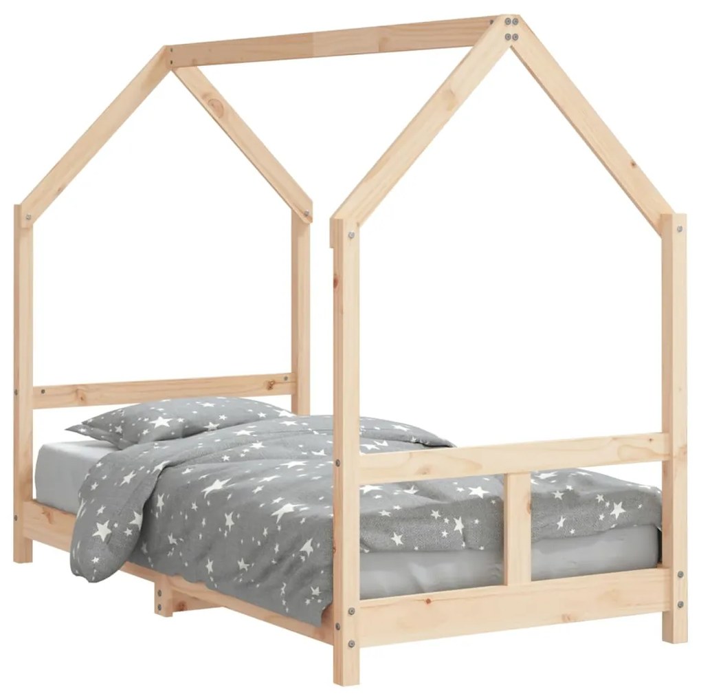 Giroletto per bambini 80x160 cm in legno massello di pino