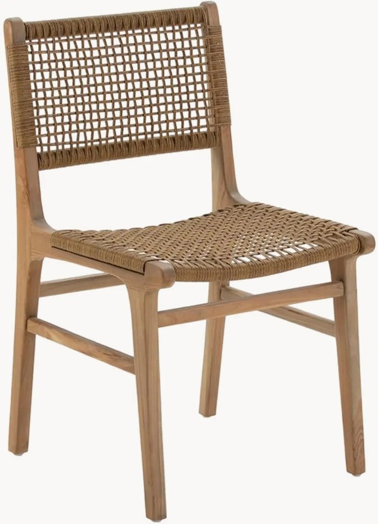 Sedia da pranzo da giardino in legno di teak Adrian