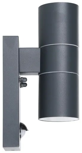 Eglo 32899-LED Applique da esterno con sensore RIGA 5 2xGU10/3W/230V IP44