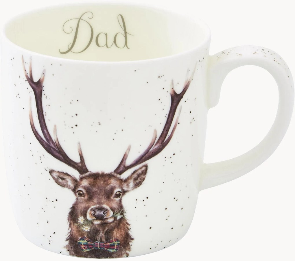 Tazza in Fine Bone China Dad Stag