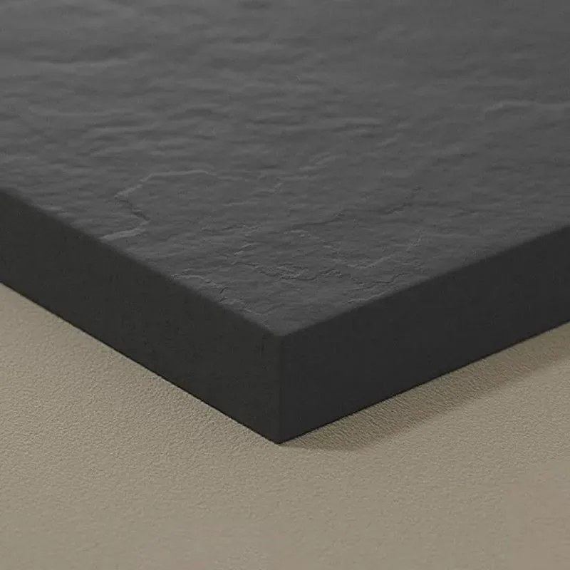 Piatto doccia ardesia 80x140 resina effetto pietra antracite Karen