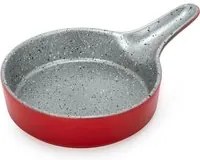 Mini pirofila ceramica 21,5x14x4 cm rossa