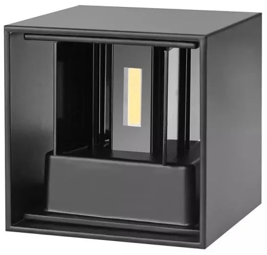 Applique da esterno a LED 2xLED/3W/230V IP54 nero