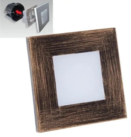 Emithor 48341 - LED Orientation chiaro STEP LIGHT 16xLED/1W/230V 4000K