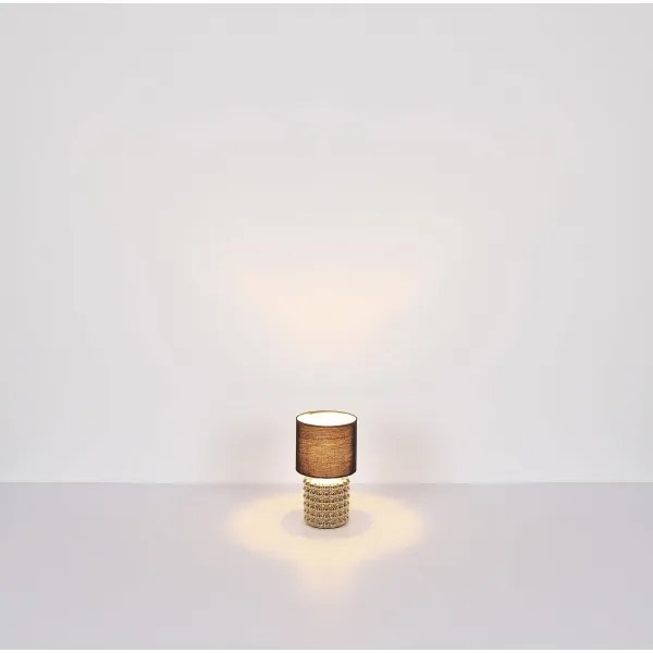 Globo 21626 - Lampada da tavolo VALENTINO 1xE14/40W/230V nero/oro