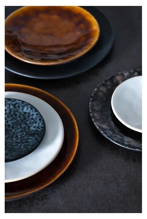 Vassoio in gres marrone , ⌀ 16 cm Roda - Costa Nova