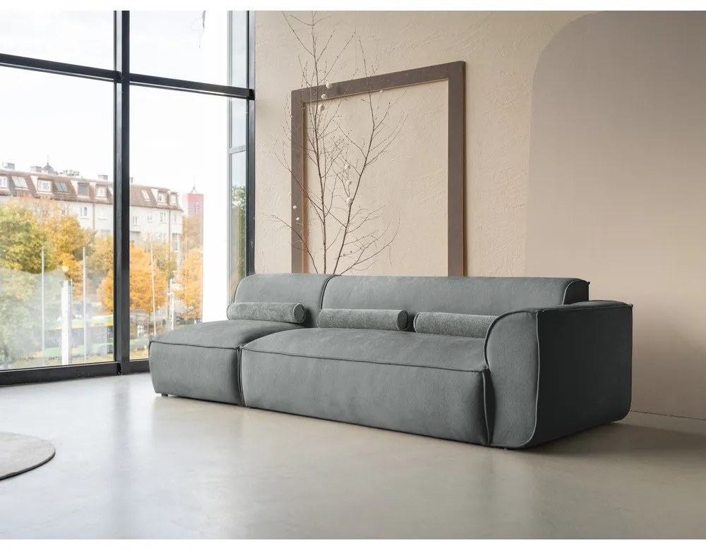 Chaise lounge componibile verde (con penisola a destra) Flex Felix – Miuform