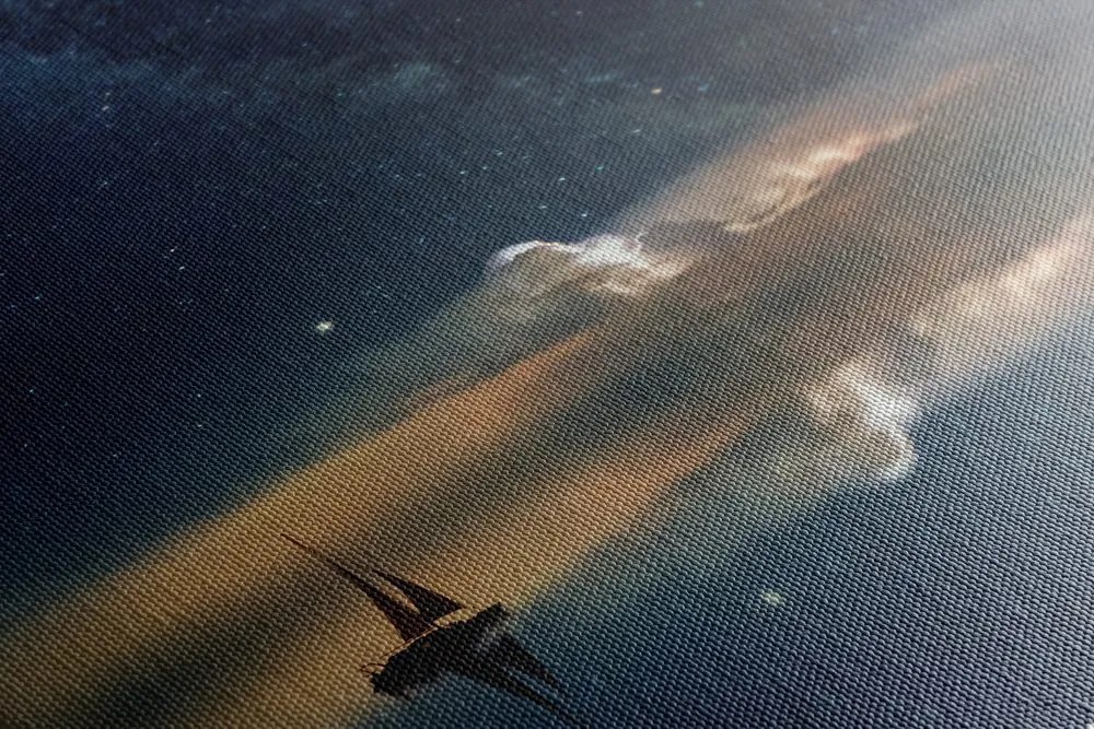 Quadro su tela – Barca sul mare