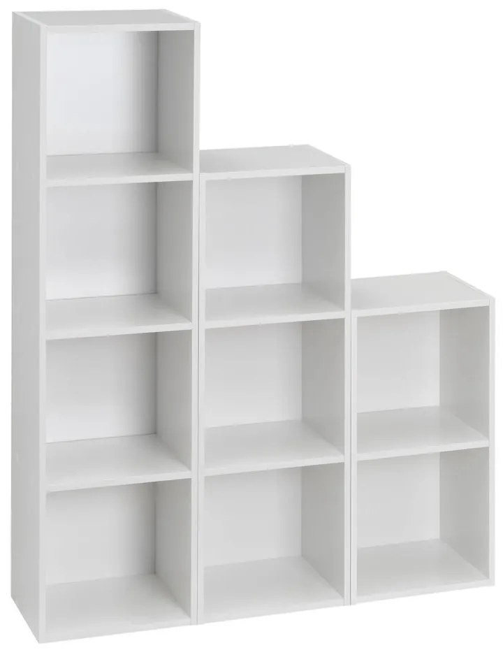 Libreria bianca 30x106x24 cm Cube – Casa Selección