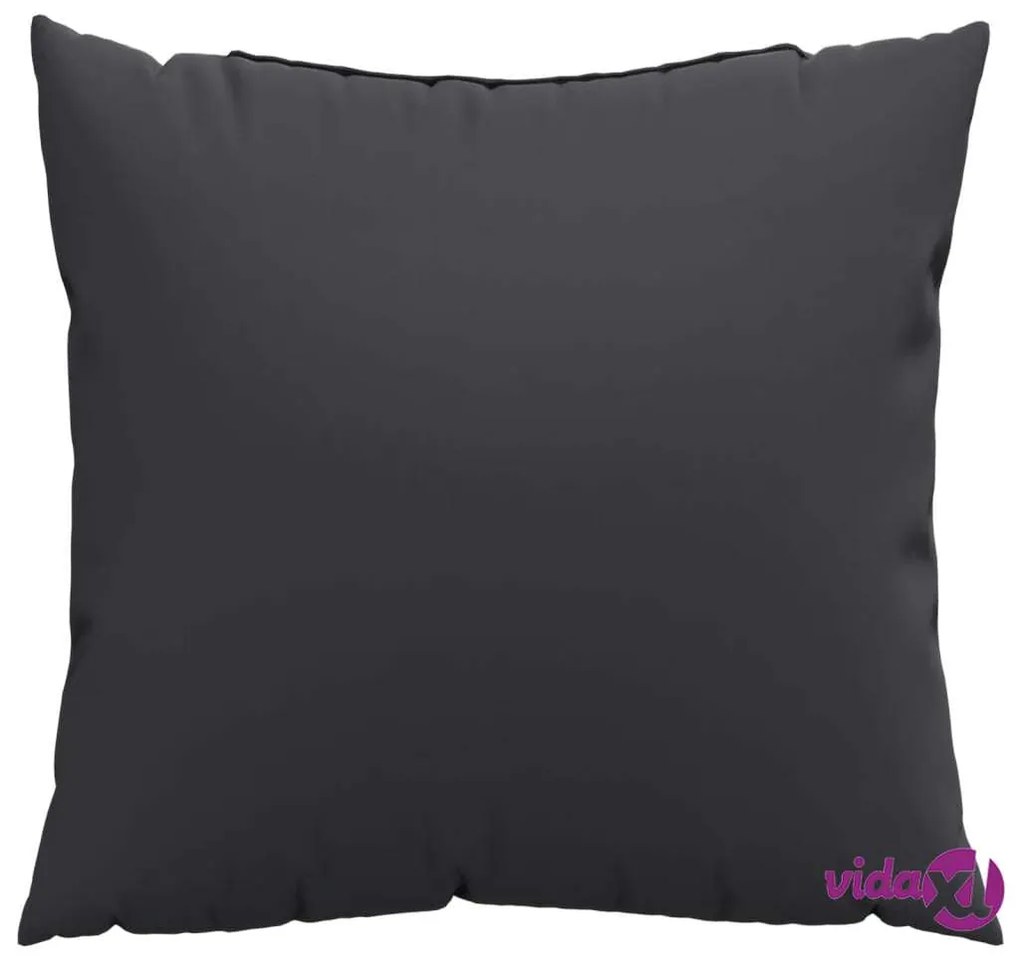 vidaXL Cuscini Decorativi 4 pz Neri 50x50 cm in Tessuto
