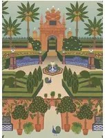 Cole & Son Carta da parati Alcazar Gardens - Terracotta/ Multi