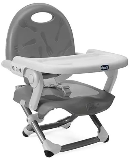 Chicco - Seggiolino portatile per bambini POCKET SNACK grigio