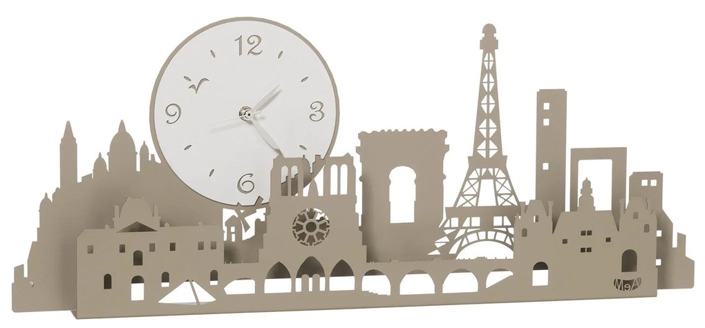 Orologio con Tour Eiffel Paris city cm 58x5Px23H