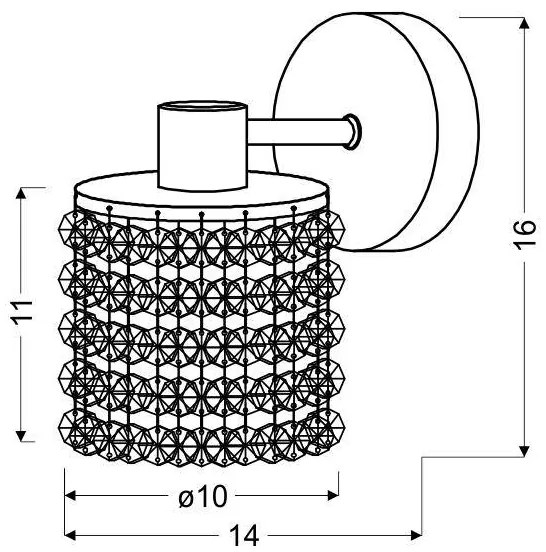 Applique ROYAL 1xG9/40W/230V