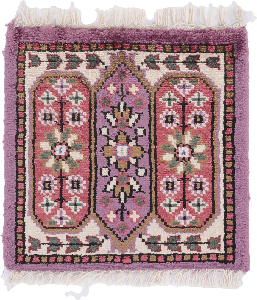 Agra Tappeto 30x30 (Indian) Annodato A Mano