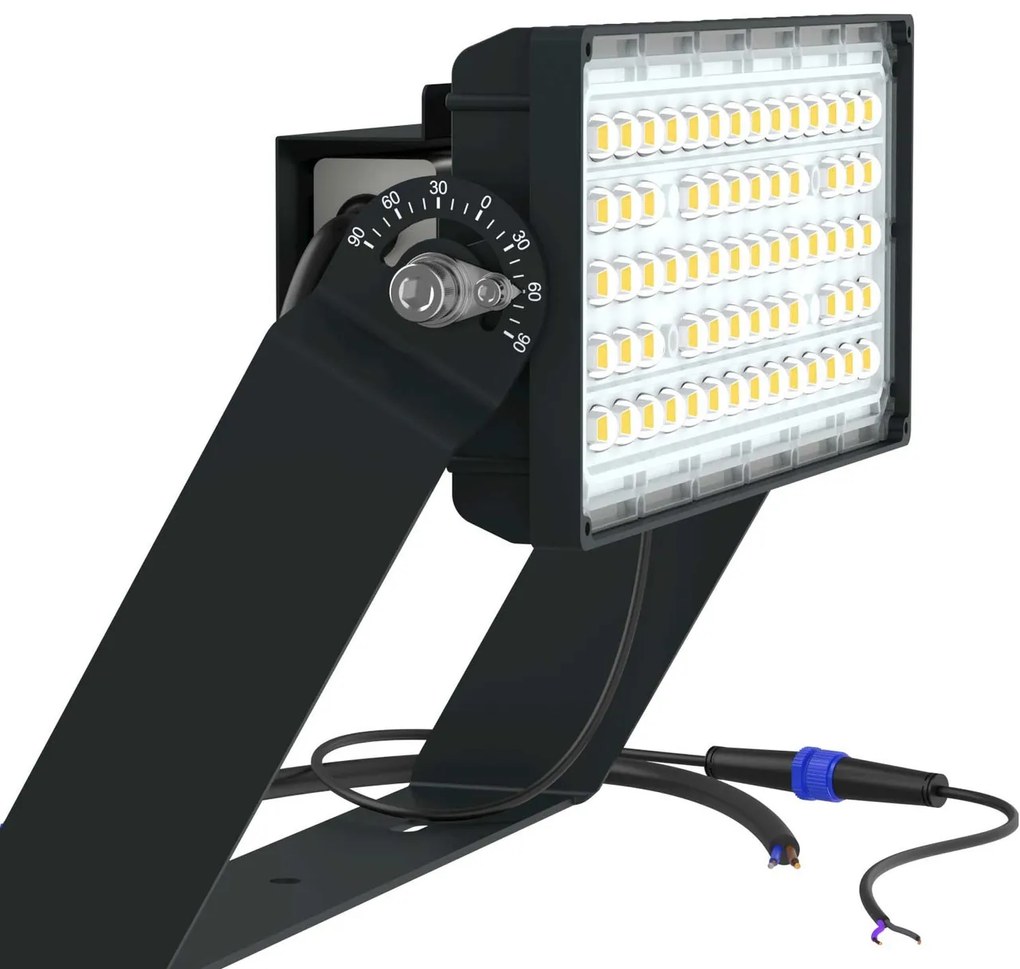 Faro Modulare LED 200W IP66 167lm/W Dimmerabile DALI - INVENTRONICS Colore Bianco Naturale 4.000K