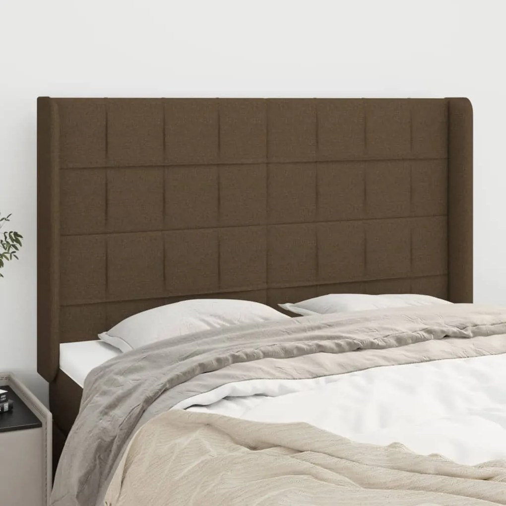 Testiera Ad Orecchio Marronescuro147x16x118/128cm İntessuto /