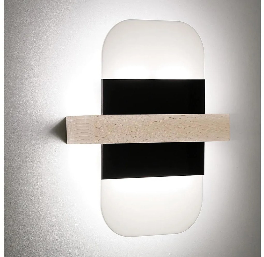 Applique a LED APRIL LED/6W/230V bianco/nero