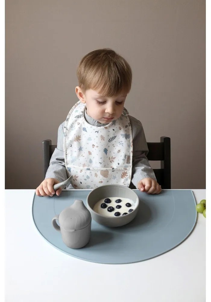 Set di cucchiai da bambini blu/grigio in silicone 2 pz Midnight Mix – Cam Cam Copenhagen