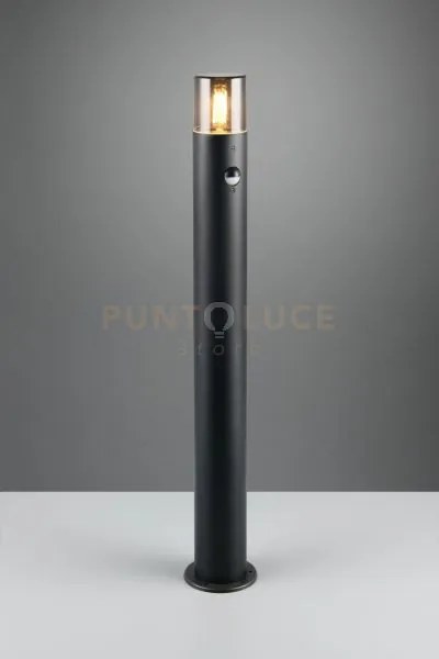 Hoosic palo alto da esterno antracite con diffusori fume' e sensore...