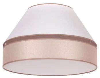 Duolla - Plafoniera AVIGNON 1xE27/15W/230V diametro 50 cm bianco/beige