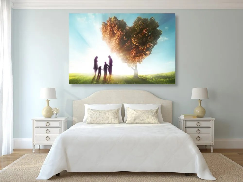 Quadro su tela – In atmosfera familiare