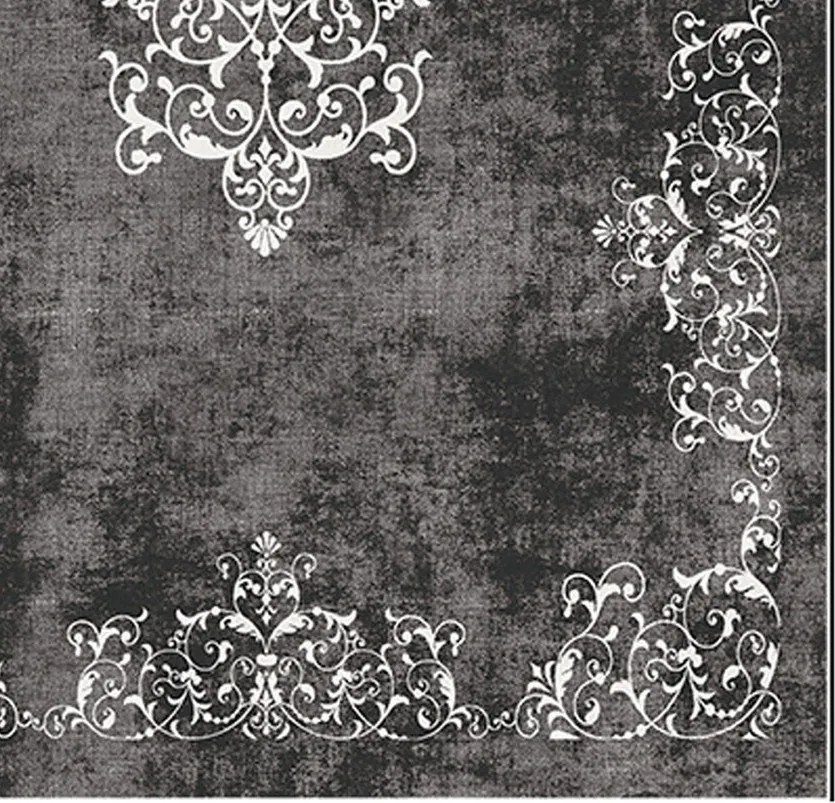 Set di tappetini per il bagno grigi 2 pz 60x100 cm – Foutastic