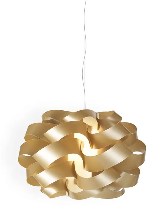 Sospensione Moderna 1 Luce Cloud D40 In Polilux Oro Made In Italy