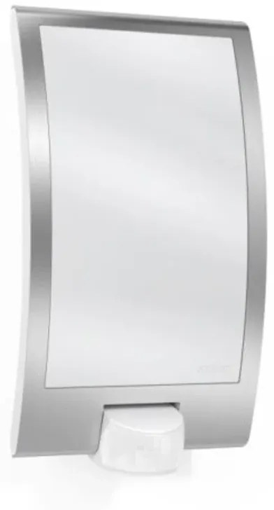 Applique moderno da esterno L 22 S grigio con sensore di movimento IP44 1X E27 STEINEL