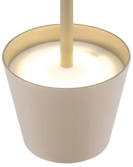 Globo 58488S - Lampada LED dimmerabile ricaricabile da esterno con controllo touch VANNIE 3W/5V IP54 1800 mAh