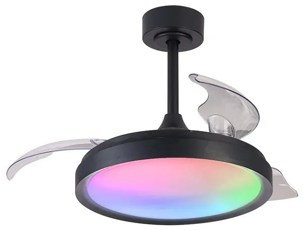 Ventilatore da soffitto Siberia trasparente, D. 43 cm MANTRA
