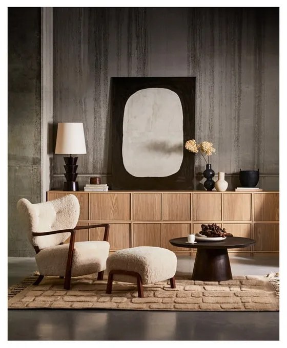 Tavolo TV modulare in rovere colore naturale 77x44 cm Modulair - vtwonen